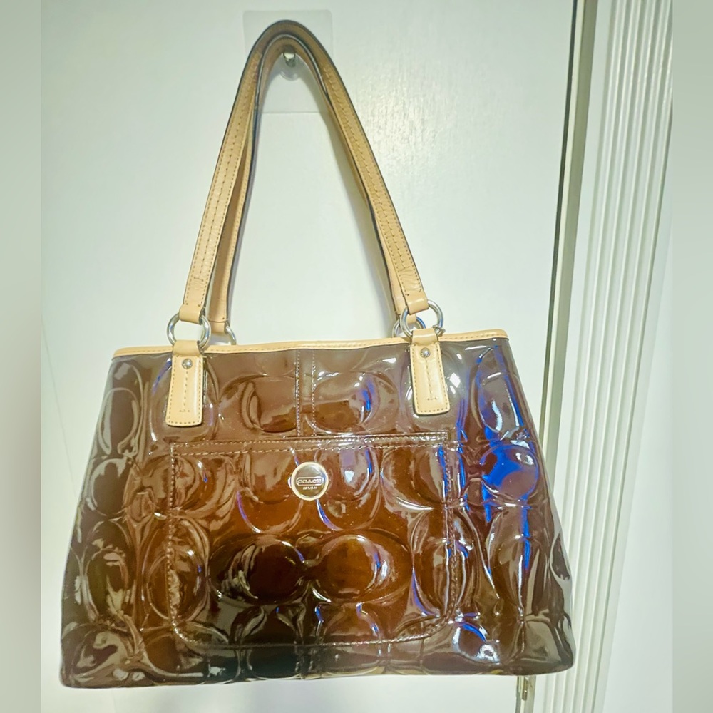Coach leather bag